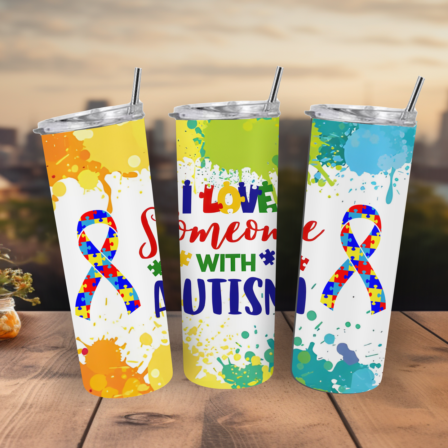 Autism Awareness 20oz tumbler