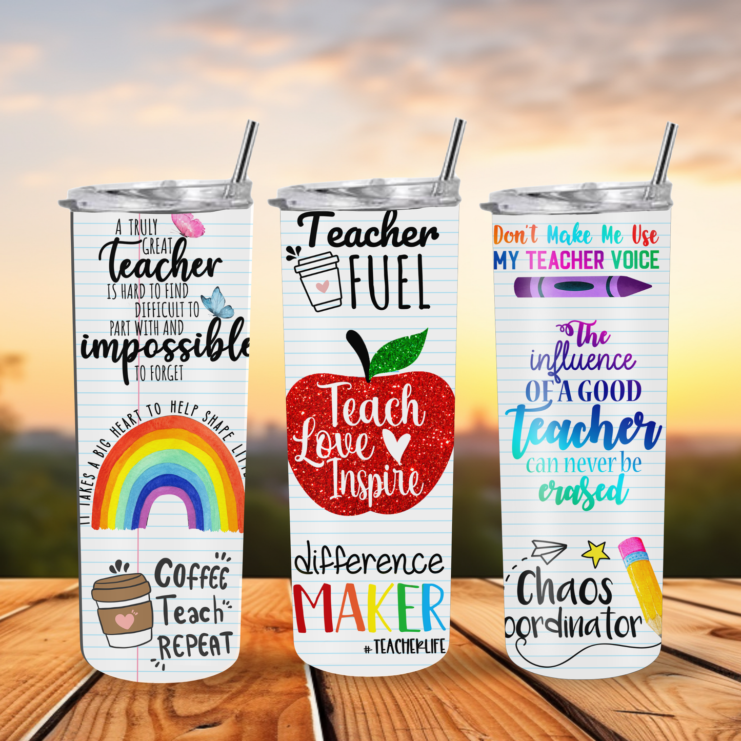 Teacher Fuel 20oz tumbler