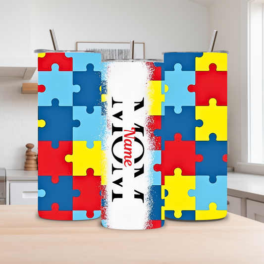 Personalized Autism Awareness 20oz Tumbler